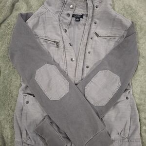 Women's Gray Utility Jacket
